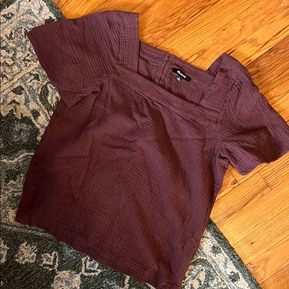 Madewell Lightspun Square Neck Top - Picture 7 of 7